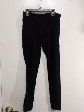 Andrea Jovine Slim Black High-Rise Leggings